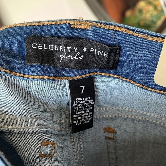 Brand New Celebrity Pink Girls Infinite Stretch Blue Ankle Skinny Jeans - Picture 13 of 15